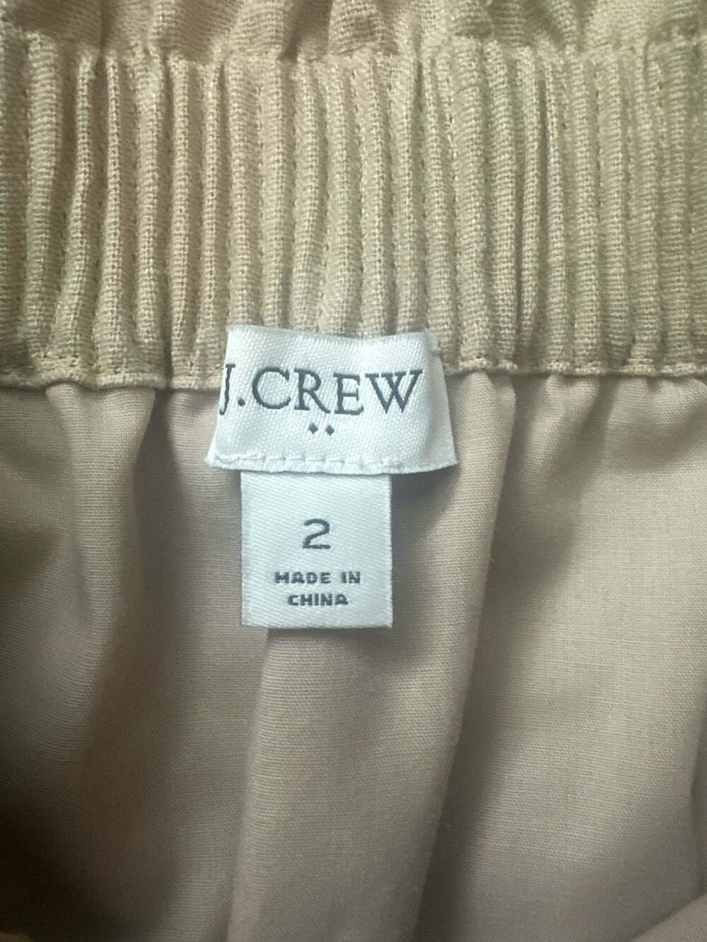 J.Crew Linen-Cotton Scalloped Hem Mini Skirt Size 2 - Picture 3 of 5